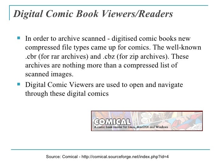 Comic Book Compressed Archive